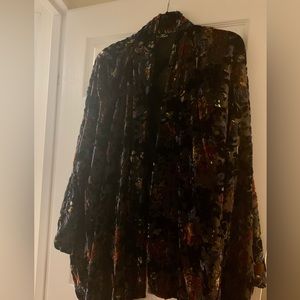 Silk-rayon Opera jacket / draped shawl